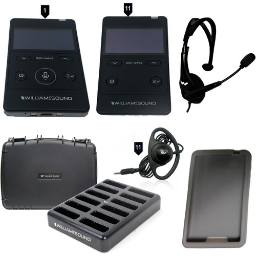 Williams AV DWS TGS 11 400 RCH Digi-Wave Tour Guide System