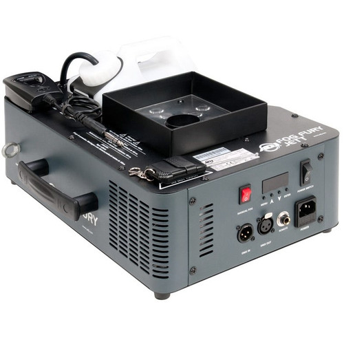 American DJ Fog Fury Jett High Velocity Vertical Fog Machine with 12x 3W RGBA LEDS