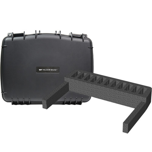 Williams AV CCS 056 DW 11 Large Water Resistant Carry Case with 11 Slots