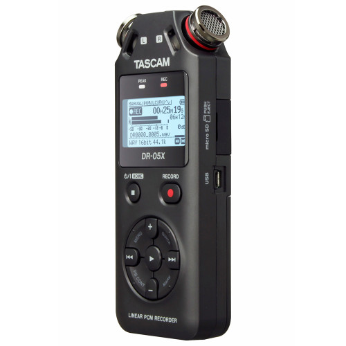 Tascam DR-05X Stereo Handheld Digital Audio Recorder and USB Audio Interface (Discontinued)
