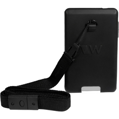 Williams AV CCS 061BK Silicone Skin with Lanyard and Wrist Strap for Digi-Wave DLT 400 and DLR 400RCH Receiver - Black