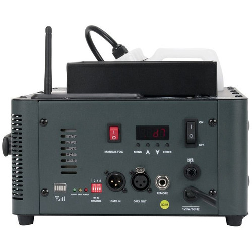 American DJ Fog Fury Jett Pro High Output Multi-Position Vertical Fog Machine with 28x 3W RGBA+UV LEDS
