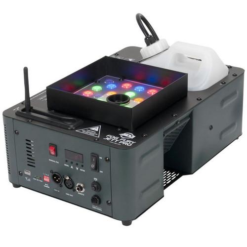 American DJ Fog Fury Jett Pro High Output Multi-Position Vertical Fog Machine with 28x 3W RGBA+UV LEDS