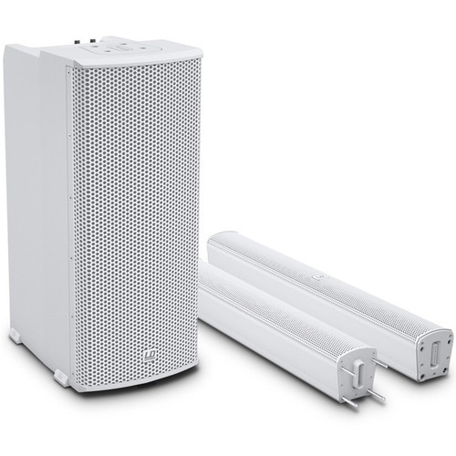 LD Systems MAUI 11 G2 W Portable Bluetooth Column PA System with Mixer - White (Discontinued)