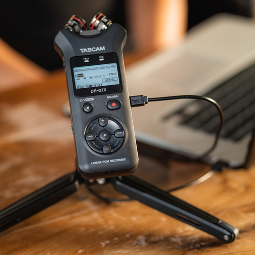 Tascam DR-07X Stereo Handheld Digital Audio Recorder and USB Audio Interface (Discontinued)