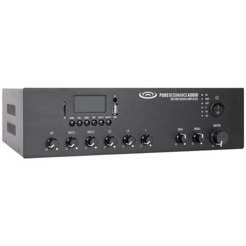 Pure Resonance Audio MA120BT 120W Mixer Amplifier with Bluetooth (Open Box)