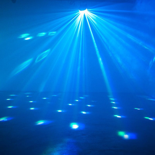 American DJ Mini Dekker LZR LED Moonflower and Red/Green Laser 2-FX-IN-1 Lighting Effects Fixture