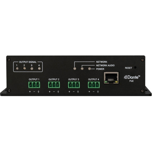 AtlasIED IED1544AIO-D 4 x 4 Analog/Dante I/O Module