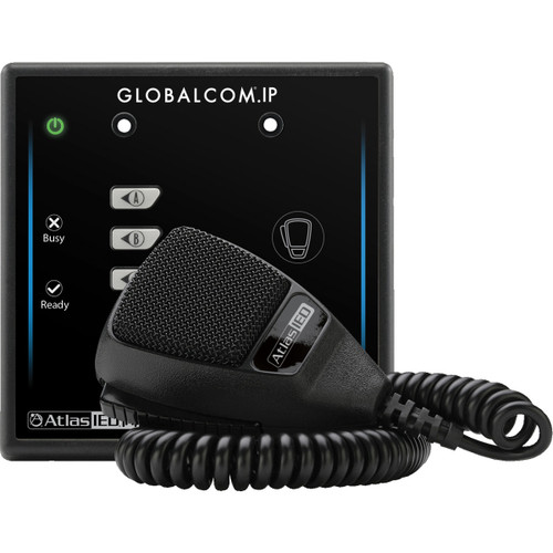 AtlasIED IPCSD4 4-Button Digital Microphone Station with Dante Message Channels