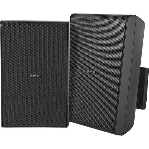 Bosch LB20-PC60-8D 8" 70/100V Weather-Resistant Cabinet Speakers - Black Pair (Discontinued)