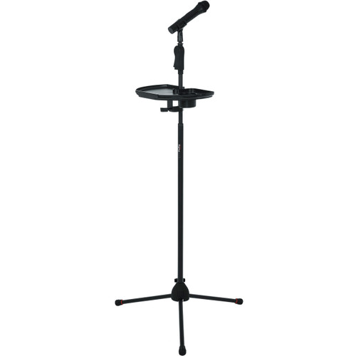 Gator Frameworks GFW-MICACCTRAYXL Extra Large Microphone Stand Accessory Tray with Drink Holder