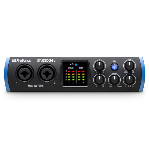Presonus Studio 24c 2x2 USB-C Compatible Audio Interface (Discontinued)