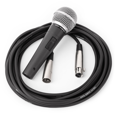 Pure Resonance Audio UC1S Ultra-Clear Dynamic Microphone with Mic Clip and 25ft Cable