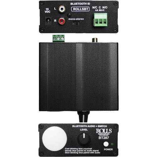 Rolls BT287 Bluetooth Audio Adapter with Switch (Discontinued)