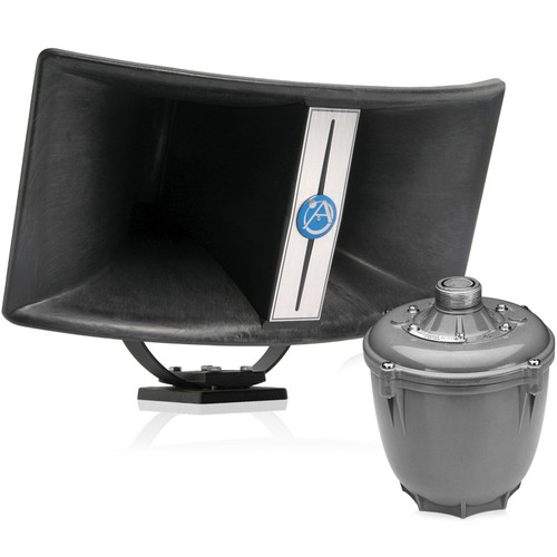 AtlasIED BIA-100 130° x 60° Wide-Angle Bi-Axial Horn and PD60A 60W 16Ω Compression Driver