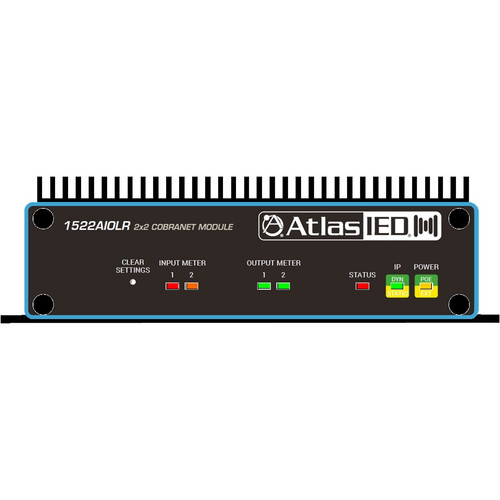 AtlasIED IED1522AIOLR CobraNet Audio I/O Module with Logic and Relays