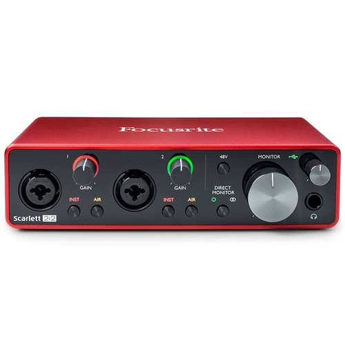 Focusrite Scarlett 2i2 Studio (3rd Gen) with 2x2 USB Audio Interface, Microphone and Headphones (Discontinued)
