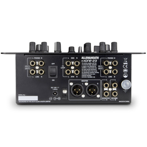 Allen & Heath Xone:23 Professional High Performance 2 + 2 Channel DJ Mixer