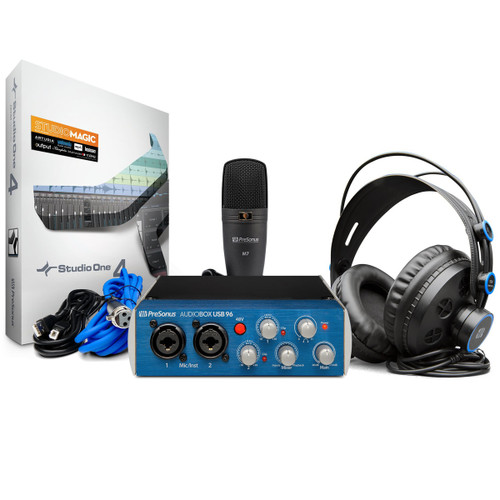 PreSonus AudioBox 96 Studio Complete Hardware/Software Recording Kit (Discontinued)