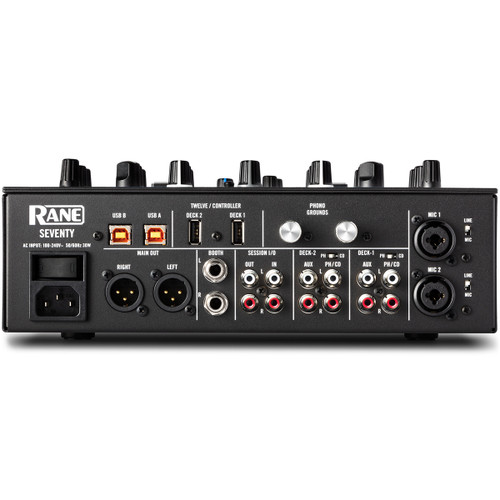 Rane DJ SEVENTY Battle-Ready 2-Channel DJ Mixer with FLEX FX and Serato DJ