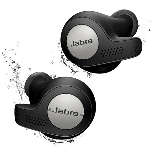 Jabra Elite Active 65t True Wireless Sweatproof Earbuds with Voice Assistant - Titanium Black (Discontinued)