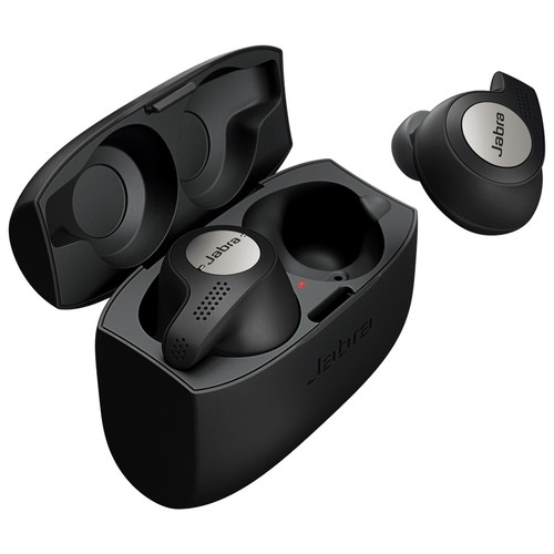 Jabra Elite Active 65t True Wireless Sweatproof Earbuds with Voice Assistant - Titanium Black (Discontinued)