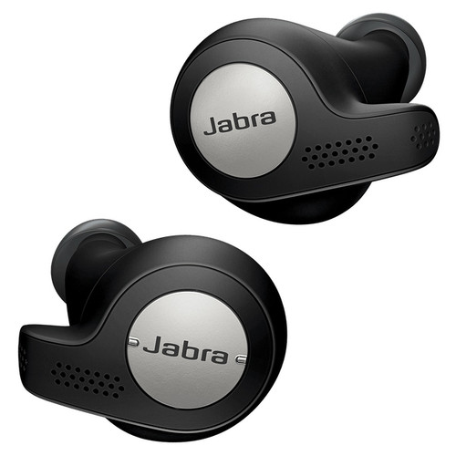 Jabra Elite Active 65t True Wireless Sweatproof Earbuds with Voice Assistant - Titanium Black (Discontinued)
