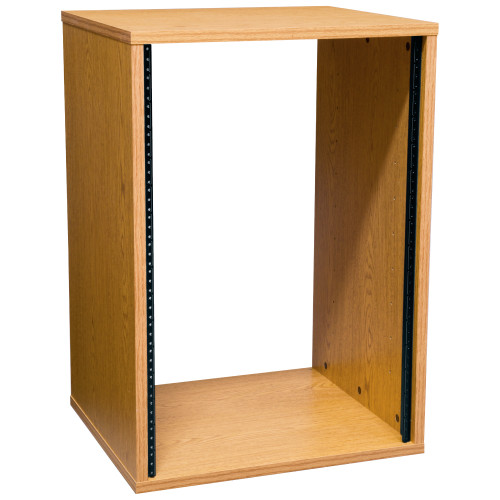 Middle Atlantic OBRK20 20U Equipment Rack with Oak Laminate Finish