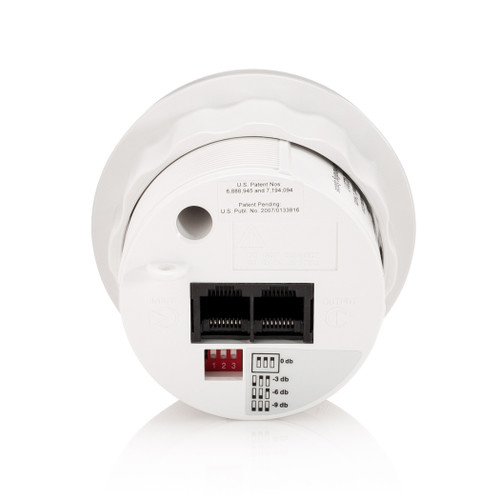 Cambridge Qt Active Emitter Sound Masking Speakers (4 Pack with 25ft RJ45 UTP Cables) Plenum-Rated UL 2043 Listed - White