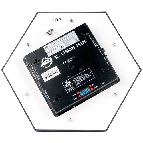 American DJ 3DV222 3D Vision Plus Hexagonal Shaped LED Panel with Stunning 3D Visual Effects