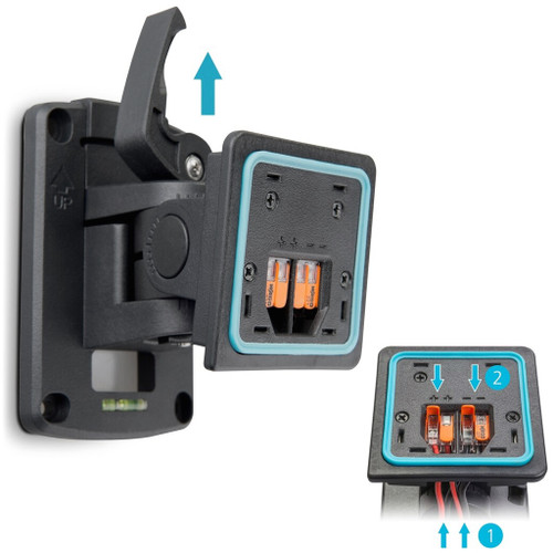 Biamp Desono MASK6CT-BL 6.5" 2-Way 70V Indoor Outdoor Surface Mount Speakers - Black Pair