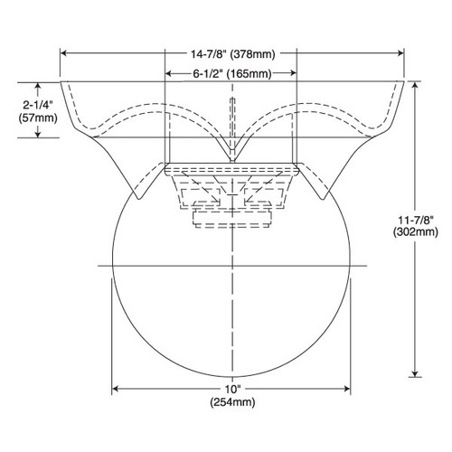 Soundsphere 110 Page 6.5" Full-Range Loudspeaker for Clear Paging in High-Noise Environments - White