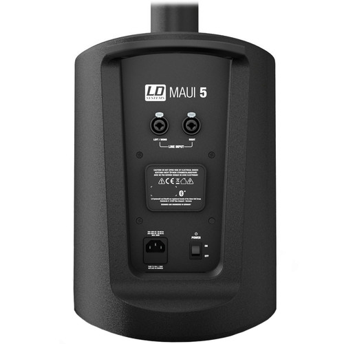 LD Systems MAUI 5 Portable Bluetooth Column PA System with Mixer - Black