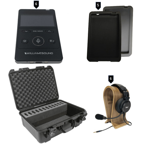 Williams AV DWS COM 6 PRO 400 Digi-Wave 400 Wireless Intercom System