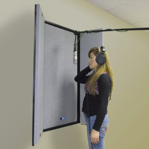 Primacoustic FlexiBooth 24" x 48" Wall Mounted Instant Vocal Booth - Gray
