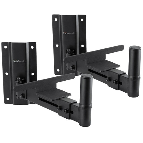 Gator Frameworks GFW-SPK-WM100 Adjustable Wall Mountable Speaker Stands