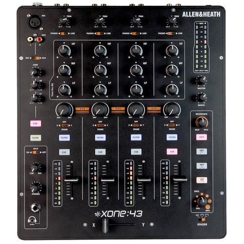Allen & Heath Xone:43 4-Channel Analog DJ Mixer