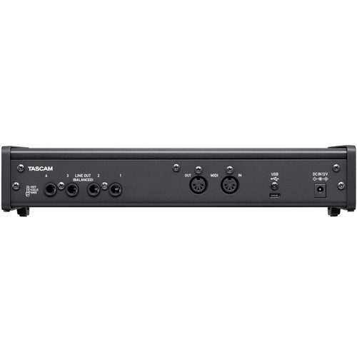 Tascam US-4x4HR 4 Mic 4IN/4OUT High Resolution Versatile USB Audio Interface