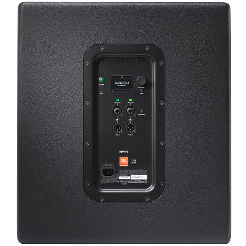 Back of JBL PRX915XLF Professional Powered 15" Subwoofer