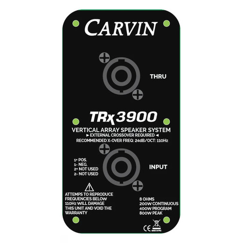 Carvin TRX3900F 3.5" x 9 Column Array Speakers with Fly Points - Pair