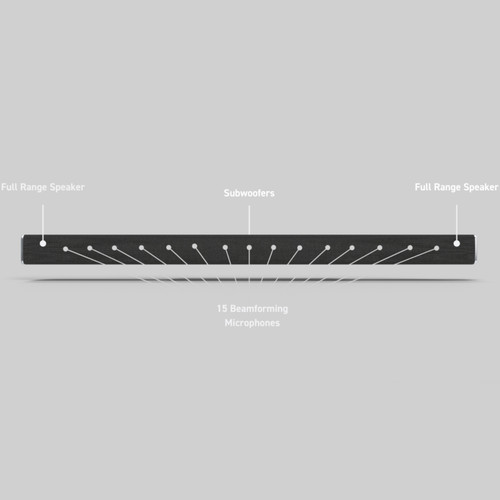 Shure Stem Wall Beamforming Microphone Array with Speaker (Discontinued)