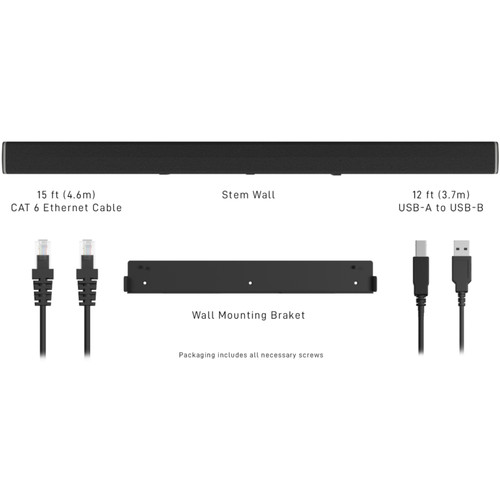Shure Stem Wall Beamforming Microphone Array with Speaker (Discontinued)