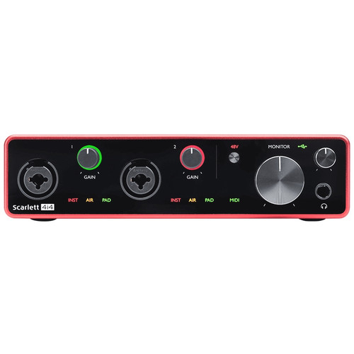 Focusrite Scarlett 4i4 3rd Gen 4-In/4-Out USB Recording Audio Interface