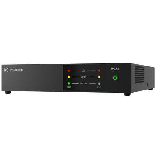Dynacord V600:2 2-Channel Power Amplifier for Commercial Installations
