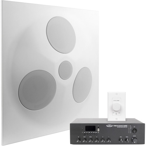 Audio Conference System with an SuperDispersion Ceiling Tile Speaker Array