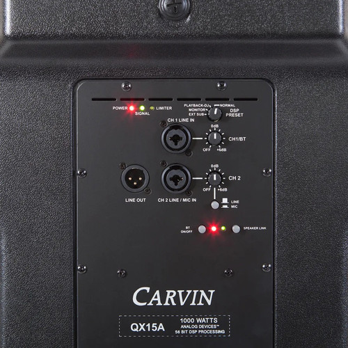 Carvin QX15A 1000W Active 15" Main/Monitor Loudspeaker with DSP