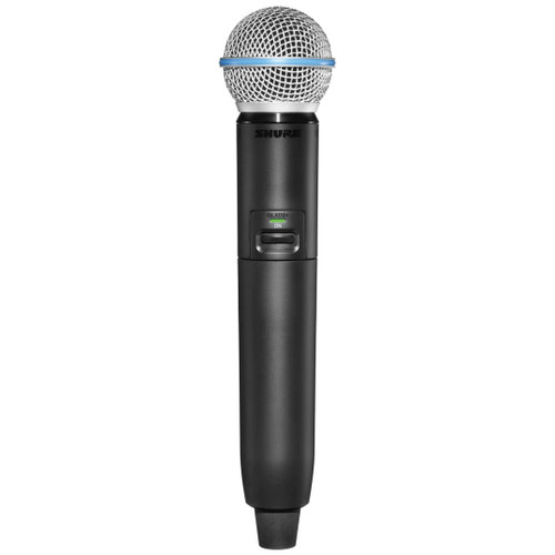 Shure GLXD24R+/B58 Digital Wireless Rack System with BETA 58A Vocal Microphone - Band Z3