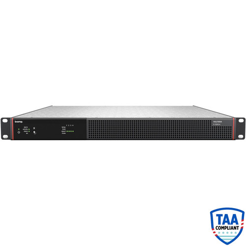 Biamp Voltera D 1200.4 1200W 4-Channel Amplified Loudspeaker Controller