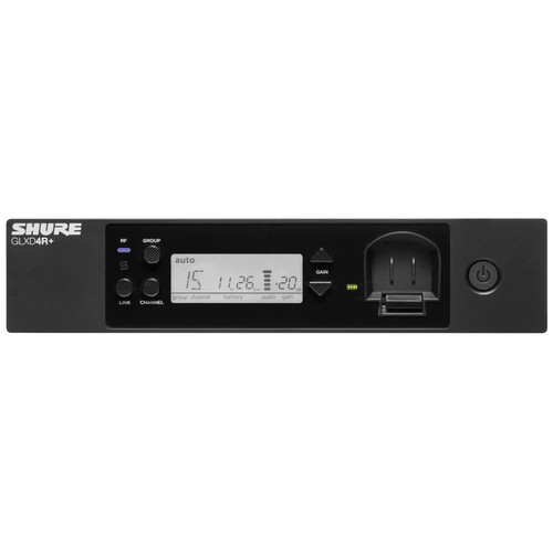 Shure GLXD24R+/B87A Digital Wireless Rack System with BETA 87A Vocal Microphone - Band Z3