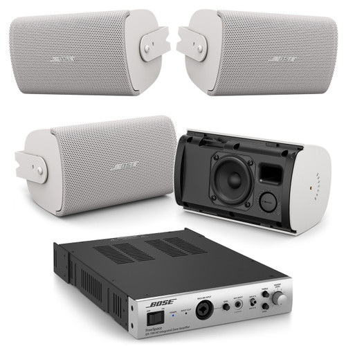 Bose AudioPack Pro S4 with 4 FreeSpace FS2SE Wall Mount Speakers